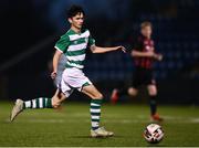 7 November 2021; Odhran McLaughlin of Shamrock Rovers during the EA SPORTS National Underage League of Ireland U15 League Final match between Shamrock Rovers and Bohemians at Athlone Town Stadium in Athlone, Westmeath. Photo by Sam Barnes/Sportsfile