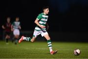 7 November 2021; John O'Sullivan of Shamrock Rovers during the EA SPORTS National Underage League of Ireland U15 League Final match between Shamrock Rovers and Bohemians at Athlone Town Stadium in Athlone, Westmeath. Photo by Sam Barnes/Sportsfile