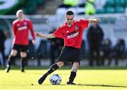 30 October 2021; Connor McCullough of Willowbank during the President's junior cup final match between Fairview Rangers and Willowbank FC at Tallaght Stadium in Dublin. Photo by Piaras Ó Mídheach/Sportsfile