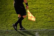 30 October 2021; A general view of a linesman during the President's junior cup final match between Fairview Rangers and Willowbank FC at Tallaght Stadium in Dublin. Photo by Piaras Ó Mídheach/Sportsfile