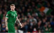 11 November 2021; James McClean of Republic of Ireland during the FIFA World Cup 2022 qualifying group A match between Republic of Ireland and Portugal at the Aviva Stadium in Dublin. Photo by Stephen McCarthy/Sportsfile