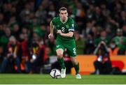 11 November 2021; Seamus Coleman of Republic of Ireland during the FIFA World Cup 2022 qualifying group A match between Republic of Ireland and Portugal at the Aviva Stadium in Dublin. Photo by Stephen McCarthy/Sportsfile