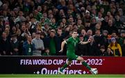 11 November 2021; Seamus Coleman of Republic of Ireland during the FIFA World Cup 2022 qualifying group A match between Republic of Ireland and Portugal at the Aviva Stadium in Dublin. Photo by Stephen McCarthy/Sportsfile