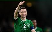 11 November 2021; Seamus Coleman of Republic of Ireland following the FIFA World Cup 2022 qualifying group A match between Republic of Ireland and Portugal at the Aviva Stadium in Dublin. Photo by Stephen McCarthy/Sportsfile