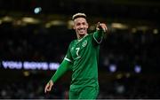 11 November 2021; Callum Robinson of Republic of Ireland following the FIFA World Cup 2022 qualifying group A match between Republic of Ireland and Portugal at the Aviva Stadium in Dublin. Photo by Stephen McCarthy/Sportsfile