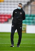 12 November 2021; Republic of Ireland manager Jim Crawfrord before the UEFA European U21 Championship qualifying group A match between Republic of Ireland and Italy at Tallaght Stadium in Dublin. Photo by Eóin Noonan/Sportsfile