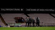 12 November 2021; Shamrock Rovers players before the SSE Airtricity League Premier Division match between Bohemians and Shamrock Rovers at Dalymount Park in Dublin. Photo by Seb Daly/Sportsfile