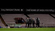 12 November 2021; Shamrock Rovers players before the SSE Airtricity League Premier Division match between Bohemians and Shamrock Rovers at Dalymount Park in Dublin. Photo by Seb Daly/Sportsfile