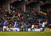 12 November 2021; A general view of the crowd during the UEFA European U21 Championship qualifying group A match between Republic of Ireland and Italy at Tallaght Stadium in Dublin. Photo by Piaras Ó Mídheach/Sportsfile