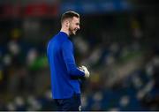 12 November 2021; Conor Hazard of Northern Ireland before the FIFA World Cup 2022 qualifying group C match between Northern Ireland and Lithuania at National Football Stadium, Windsor Park in Belfast. Photo by David Fitzgerald/Sportsfile