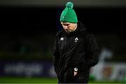 12 November 2021; Ireland head coach Adam Griggs before the Autumn Test Series match between Ireland and USA at RDS Arena in Dublin. Photo by Brendan Moran/Sportsfile