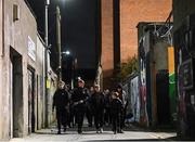 12 November 2021; Supporters arrive before the SSE Airtricity League Premier Division match between Bohemians and Shamrock Rovers at Dalymount Park in Dublin. Photo by Ramsey Cardy/Sportsfile