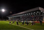 12 November 2021; Bohemians players warm-up before the SSE Airtricity League Premier Division match between Bohemians and Shamrock Rovers at Dalymount Park in Dublin. Photo by Seb Daly/Sportsfile