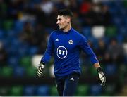 12 November 2021; Luke Southwood of Northern Ireland before the FIFA World Cup 2022 qualifying group C match between Northern Ireland and Lithuania at National Football Stadium, Windsor Park in Belfast. Photo by David Fitzgerald/Sportsfile