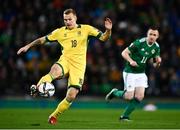 12 November 2021; Ovidijus Verbickas of Lithuania during the FIFA World Cup 2022 qualifying group C match between Northern Ireland and Lithuania at National Football Stadium, Windsor Park in Belfast. Photo by David Fitzgerald/Sportsfile