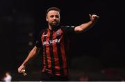 12 November 2021; Keith Ward of Bohemians after being substituted during the SSE Airtricity League Premier Division match between Bohemians and Shamrock Rovers at Dalymount Park in Dublin. Photo by Seb Daly/Sportsfile