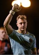 12 November 2021; Bohemians goalkeeper James Talbot after his side's victory in the SSE Airtricity League Premier Division match between Bohemians and Shamrock Rovers at Dalymount Park in Dublin. Photo by Seb Daly/Sportsfile