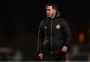 12 November 2021; Shamrock Rovers manager Stephen Bradley after being shown a red card during the SSE Airtricity League Premier Division match between Bohemians and Shamrock Rovers at Dalymount Park in Dublin. Photo by Ramsey Cardy/Sportsfile