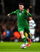 11 November 2021; Matt Doherty of Republic of Ireland during the FIFA World Cup 2022 qualifying group A match between Republic of Ireland and Portugal at the Aviva Stadium in Dublin. Photo by Eóin Noonan/Sportsfile