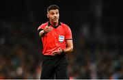 11 November 2021; Referee Jesús Gil Manzano during the FIFA World Cup 2022 qualifying group A match between Republic of Ireland and Portugal at the Aviva Stadium in Dublin. Photo by Eóin Noonan/Sportsfile