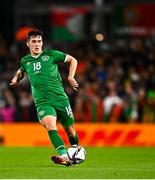 11 November 2021; Jamie McGrath of Republic of Ireland during the FIFA World Cup 2022 qualifying group A match between Republic of Ireland and Portugal at the Aviva Stadium in Dublin. Photo by Eóin Noonan/Sportsfile