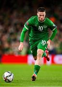 11 November 2021; Matt Doherty of Republic of Ireland during the FIFA World Cup 2022 qualifying group A match between Republic of Ireland and Portugal at the Aviva Stadium in Dublin. Photo by Eóin Noonan/Sportsfile