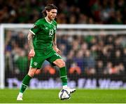 11 November 2021; Jeff Hendrick of Republic of Ireland during the FIFA World Cup 2022 qualifying group A match between Republic of Ireland and Portugal at the Aviva Stadium in Dublin. Photo by Eóin Noonan/Sportsfile