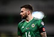 12 November 2021; Stuart Dallas of Northern Ireland during the FIFA World Cup 2022 qualifying group C match between Northern Ireland and Lithuania at National Football Stadium, Windsor Park in Belfast. Photo by David Fitzgerald/Sportsfile
