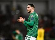 12 November 2021; Conor Washington of Northern Ireland during the FIFA World Cup 2022 qualifying group C match between Northern Ireland and Lithuania at National Football Stadium, Windsor Park in Belfast. Photo by David Fitzgerald/Sportsfile