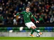 12 November 2021; Steven Davis of Northern Ireland during the FIFA World Cup 2022 qualifying group C match between Northern Ireland and Lithuania at National Football Stadium, Windsor Park in Belfast. Photo by David Fitzgerald/Sportsfile