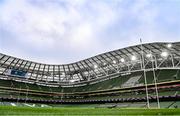 13 November 2021; A general view before the Autumn Nations Series match between Ireland and New Zealand at Aviva Stadium in Dublin. Photo by Ramsey Cardy/Sportsfile