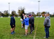 13 November 2021; Coach Niall Kane with participants during the Leinster Rugby youths coaching course at Edenderry RFC in Kildare. Photo by Piaras Ó Mídheach/Sportsfile