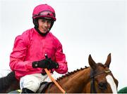13 November 2021; Jockey Bryan Cooper after riding Lunar Power to victory in the BetVictor 3-Y-O Hurdle during day one of the Punchestown Winter Festival at Punchestown Racecourse in Kildare. Photo by Seb Daly/Sportsfile