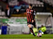 12 November 2021; Tyreke Wilson of Bohemians during the SSE Airtricity League Premier Division match between Bohemians and Shamrock Rovers at Dalymount Park in Dublin. Photo by Seb Daly/Sportsfile