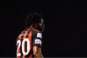 12 November 2021; Promise Omochere of Bohemians during the SSE Airtricity League Premier Division match between Bohemians and Shamrock Rovers at Dalymount Park in Dublin. Photo by Seb Daly/Sportsfile