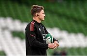 13 November 2021; Beauden Barrett of New Zealand before the Autumn Nations Series match between Ireland and New Zealand at Aviva Stadium in Dublin. Photo by Ramsey Cardy/Sportsfile
