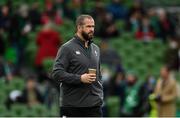 13 November 2021; Ireland head coach Andy Farrell before the Autumn Nations Series match between Ireland and New Zealand at Aviva Stadium in Dublin. Photo by Ramsey Cardy/Sportsfile