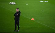 13 November 2021; Manager Stephen Kenny during a Republic of Ireland training session? at Stade de Luxembourg in Luxembourg. Photo by Stephen McCarthy/Sportsfile