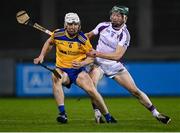 13 November 2021; Liam Rushe of Na Fianna in action against Fergal Whitely of Kilmacud Crokes during the Go Ahead Dublin County Senior Club Hurling Championship Final match between Na Fianna and Kilmacud Crokes at Parnell Park in Dublin. Photo by Piaras Ó Mídheach/Sportsfile