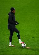 13 November 2021; Chiedozie Ogbene during a Republic of Ireland training session? at Stade de Luxembourg in Luxembourg. Photo by Stephen McCarthy/Sportsfile