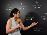 13 November 2021; Máire Ní Bhraonáin before the TG4 Ladies Football All Stars Awards banquet, in association with Lidl, at the Bonnington Hotel, Dublin.  Photo by Harry Murphy/Sportsfile