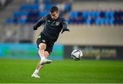 13 November 2021; Seamus Coleman during a Republic of Ireland training session at Stade de Luxembourg in Luxembourg. Photo by Stephen McCarthy/Sportsfile