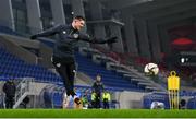 13 November 2021; Alan Browne during a Republic of Ireland training session at Stade de Luxembourg in Luxembourg. Photo by Stephen McCarthy/Sportsfile