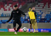 13 November 2021; Troy Parrott during a Republic of Ireland training session at Stade de Luxembourg in Luxembourg. Photo by Stephen McCarthy/Sportsfile