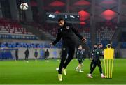 13 November 2021; Adam Idah during a Republic of Ireland training session at Stade de Luxembourg in Luxembourg. Photo by Stephen McCarthy/Sportsfile