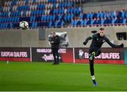 13 November 2021; James McClean during a Republic of Ireland training session at Stade de Luxembourg in Luxembourg. Photo by Stephen McCarthy/Sportsfile