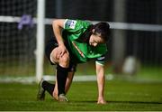 13 November 2021; Aine O'Gorman of Peamount United reacts after a missed chance during the SSE Airtricity Women's National League match between Peamount United and Galway WFC at PLR Park in Greenogue, Dublin. Photo by Sam Barnes/Sportsfile