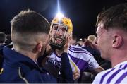 13 November 2021; Kilmacud Crokes supporters celebrate with Ronan Hayes after the Go Ahead Dublin County Senior Club Hurling Championship Final match between Na Fianna and Kilmacud Crokes at Parnell Park in Dublin. Photo by Daire Brennan/Sportsfile