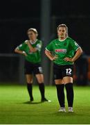 13 November 2021; Louise Masterson of Peamount United dejected after conceding a goal during the SSE Airtricity Women's National League match between Peamount United and Galway WFC at PLR Park in Greenogue, Dublin. Photo by Sam Barnes/Sportsfile