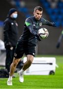 13 November 2021; Seamus Coleman during a Republic of Ireland training session at Stade de Luxembourg in Luxembourg. Photo by Stephen McCarthy/Sportsfile